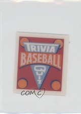1988 Sportflics Team Logo Trivia Inserts Arky Vaughan #105 HOF 0b5