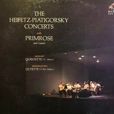 Jascha Heifetz, Israel Baker, Arnold Belnick, Joseph Stepansky, William Primrose