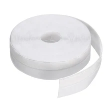 Door Draft Stopper, 26.25ft x 25mm Weather Stripping Door Seal, White