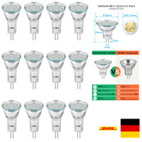 LED Leuchtmittel 3W MR11 12V Halogen Ersatz 20W Energiesparlampe Lichtquelle