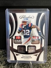 Panini 2025 Flawless Treveyon Henderson RC Shield Tag  #RS-THN Patriots #1/3 NFL