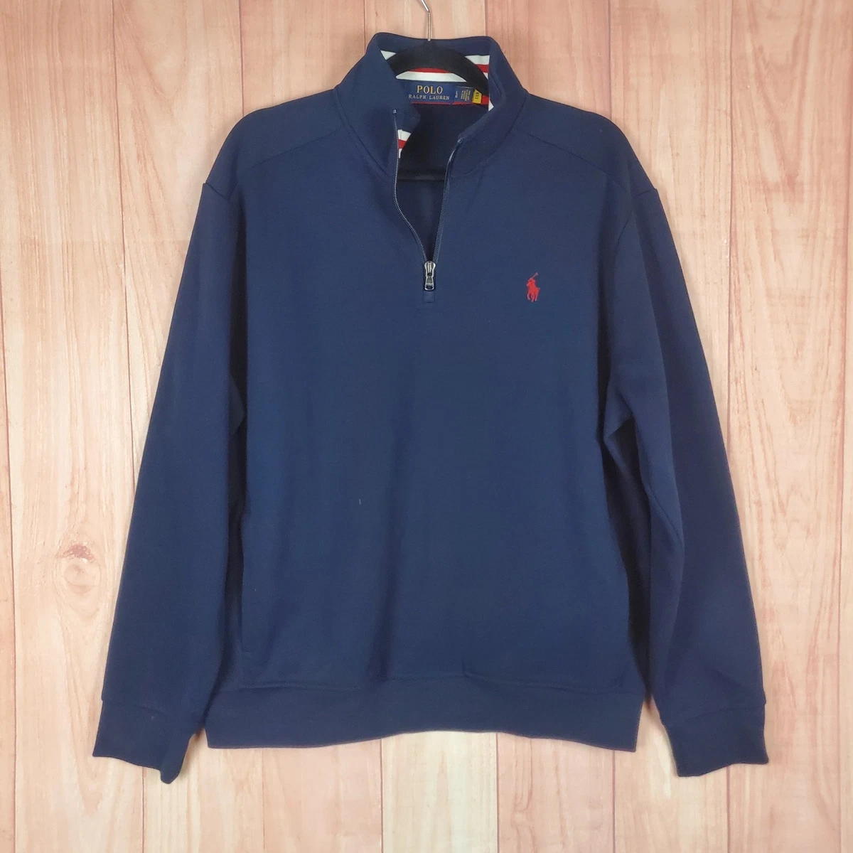 送料無料 新品 RALPH LAUREN ゴルフ1/4ジップ プルオーバー L RLX Polo Ralph Lauren RRL The Biltmore Blue 1/4 Zip Pullover Mens