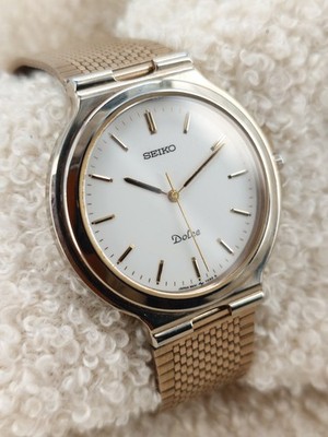 Seiko Unisex Dress Watch Dolce 8N41-7020 Tungsten Champagne JDM Dress 35mm JDM