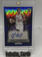 Angel McCoughtry 1/1 BLUE PRIZM 1/75 AUTO 2024 WNBA Panini Prizm Autograph