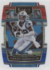 2021 Panini Select Concourse Red & Blue Prizm Die-Cut Terrace Marshall Jr 11cz