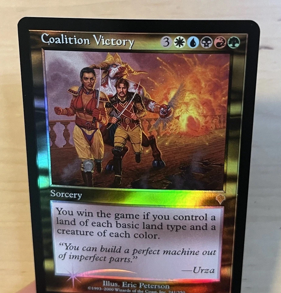 Magic The Gathering Coalition Victory Invasion Foil MtG Card Sorcery Holo - Image 2 of 4