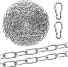Stainless Steel Chains, Metal Chain Heavy Duty Chain Links, 1.5mm x 6M Stainles