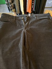 Calvin Klein Black Corduroy Pants. Size 12. W-34  , I-30  .