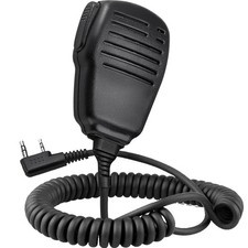 SAMCOM Speaker Mic for Walkie Talkies, 2 Pin Handheld K Type 1 Pcs, 1 Pcs