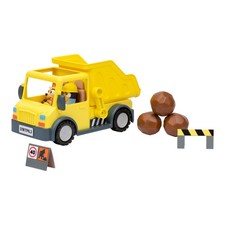 Bluey Dump Truck Toy Playset, Sturdy Working 2.5 inches tall, Multicolor 