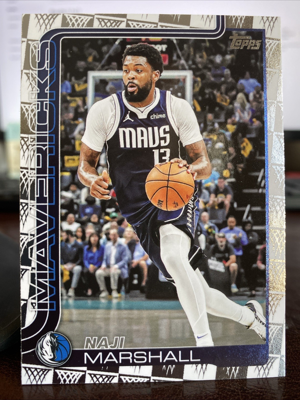 2025-26 Topps Flagship #246 Naji Marshall Season Tip Off Foil NBA Mavs