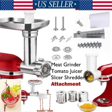 Food Meat Grinder Tomato Juicer Slicer Shredder Attachment For KitchenAid Mixers