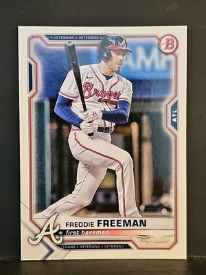 2021 Bowman #14 Freddie Freeman BRAVES 