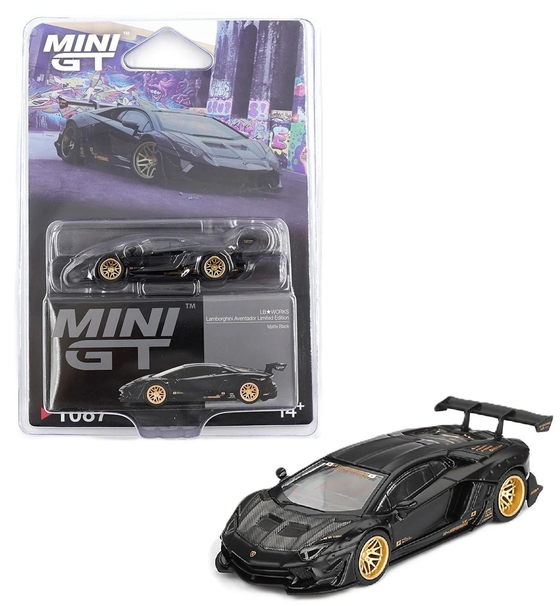 Mini GT 1:64 LB Work Lamborghini Aventador Limited Edition Matte