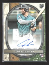 2025 Topps Museum Collection Tyler Locklear #AA-TL RC 092/199 Auto