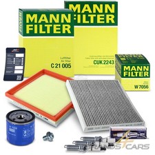 MANN-FILTER INSPEKTIONSPAKET FÜR OPEL ADAM M13 1.0 90 / 115 PS BJ 14-18