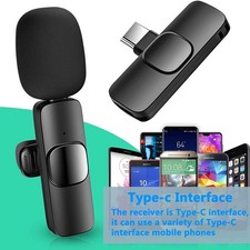 Wireless Lavalier Lapel Microphone For IPhone IPad Professional Wireless Clip Mi