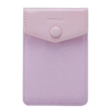 Card Holder for Back of Phone with snap Ultra-Slim Self Adhesive Phone Wallet...