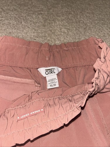 Athleta Girl In the Clouds Shorts Size XL 14 Pink Pull-On Drawstring Shorts - Picture 5 of 11