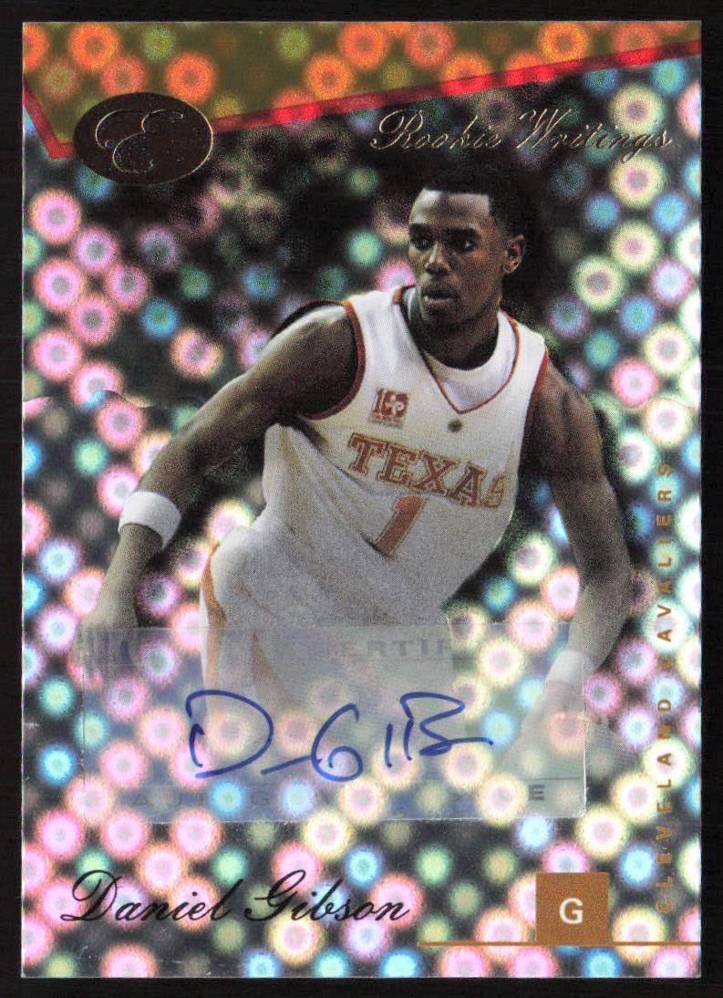 2006-07 Bowman Elevation Rookie Writing Auto Gold /59 Daniel Gibson #RWA-DG