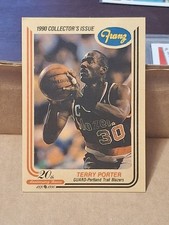 1989-90 TERRY PORTER FLEER FRANZ BREAD NBA CARD #9 PORTLAND BLAZERS