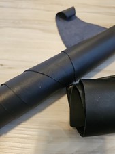 2oz DARK BLUE SEMI-SMOOTH SOFT CALF GERMENT LEATHER HIDE PANEL,SHEET,12x24 10 sq