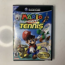 Mario Power Tennis Nintendo Gamecube Complete CIB with Manual TESTED