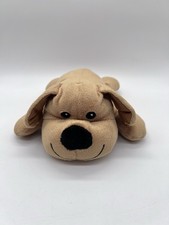 Melissa and Doug 10" Puppy Dog Brown Laying Plush Stuffed Animal Toy