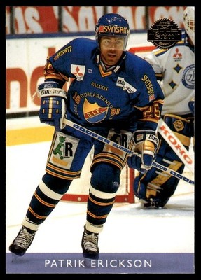 1995-96 Leaf Elit Set Sweden Patrik Erickson Djurgårdens IF #36
