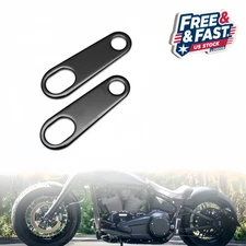 Universal 10mm Mount Turn Signal Brackets 2PCS Black For Most Motorcycle Models