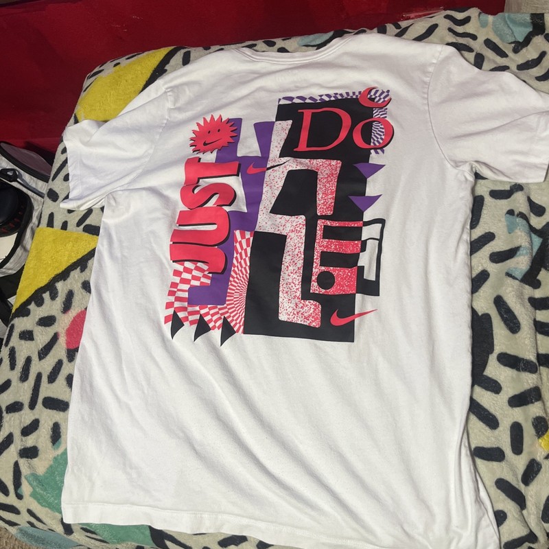 NIKE t shirt, Just  do it, Retro Style , Size Large