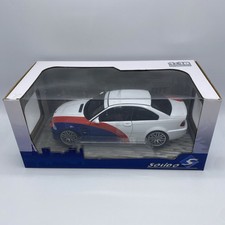 2000 BMW E46 M3 "Streetfighter" White with Blue and Red Graphics 1/18 Diecast Mo