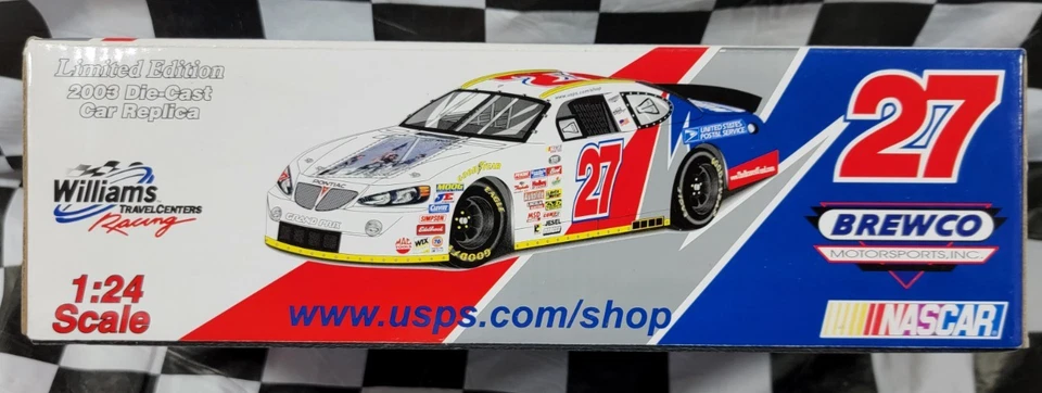 2002 Jamie McMurray #27 POSTAL SERVICE Grand Prix 1/24 TeamCaliber NASCAR - Image 4 of 4