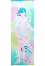 Rem Re:Zero Tapiz Tamaño Natural Pijama Cosplay Fan Art 170 cm