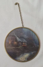 Thomas Kinkade Enesco Corp. Hanging Sun Catcher 5" Inches