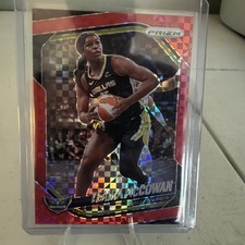 2025 Panini Prizm WNBA Red Pulsar Prizm Teaira McCowan #48 /75 Dallas Wings