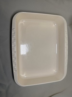 Vintage Tupperware 3 Qt Beige Rectangular Plastic Casserole Container