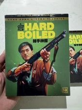 SEALED Hard Boiled  Deluxe Limited Edition 4K Ultra HD + Blu-ray 4K John Woo NEW