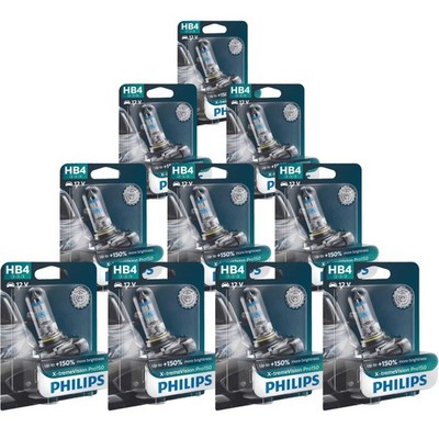 10x Philips X-tremeVision Pro150 HB4 Halogen bis zu 150% mehr Licht 51W 12V