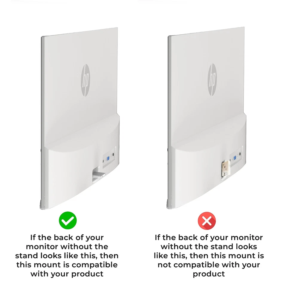 Адаптер крепления VESA для монитора HP 22-27er/es/f/ea/ec/fw от HumanCentric - Изображение 3 из 4