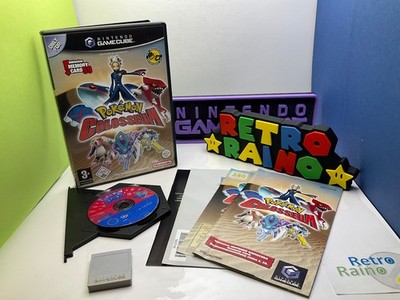 Nintendo GameCube POKÉMON COLOSSEUM + BOX Ruby & Sapphire OVP CIB #akpf +Mem PAL