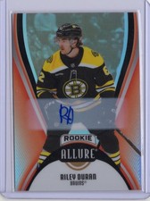 2025-26 UD Allure Riley Duran RC Red Rainbow Rookie Auto #137 Bruins Fire Sale!