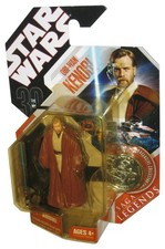 Star Wars Saga Legends 30th Anniversary  2007  Obi-Wan Kenobi Figure w  Coin -