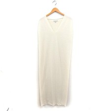 UNIQLO × mame kurogouchi Knit Dress VNeck Long Sleeve M Used Ivory