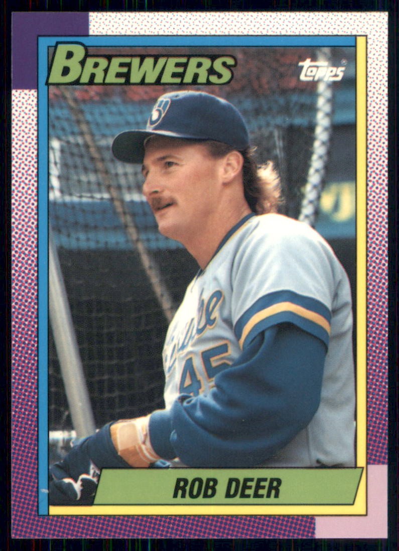 1990 Topps #615 Rob Deer Collector's Edition (Tiffany)