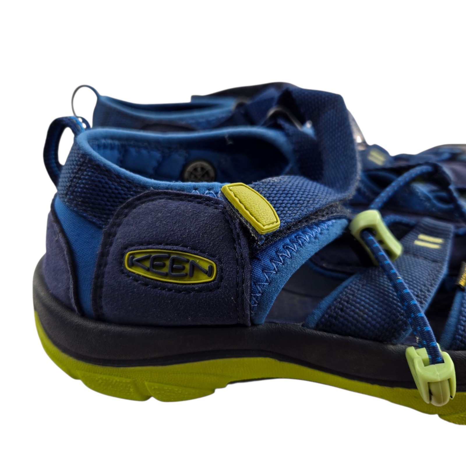 Sandali Keen giovani taglia 6 Newport H2 impermeabili escursionismo outdoor blu verde lime