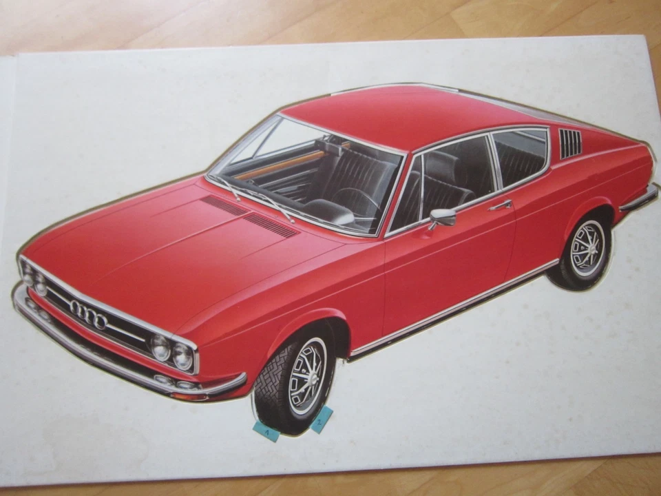 Highlight: Audi 100 Coupe brochure 11/70, 61.3 x 39 cm - Image 4 of 4