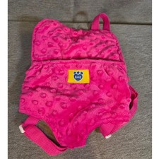 Build-A-Bear Workshop Backpack Stuffed Animal Baby Doll Carrier Pink Plush