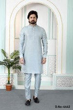 Indian Mens Designer Wedding Bollywood Party Wear Traditional Wear Kurta Payjama