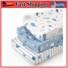 Diaper Changing Pad Cover Boy 32'x16' 3-Pack for Changing Table Pad